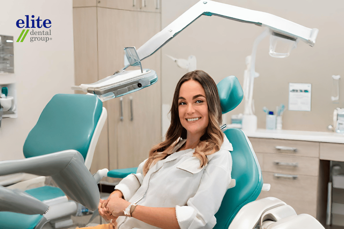 A lady patient waiting to seek treatment for dental amalgam removal